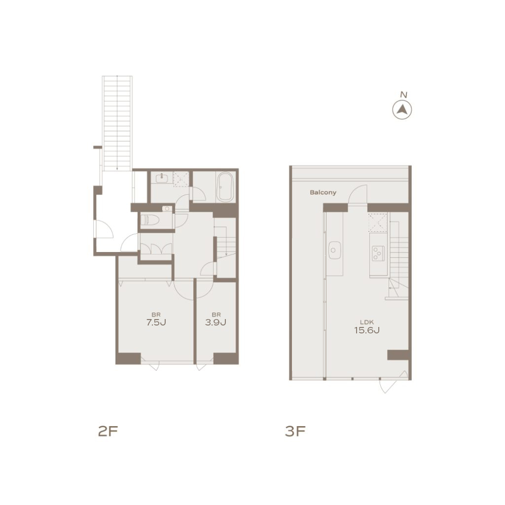SAKURASHINMACHI 204 Floor plans