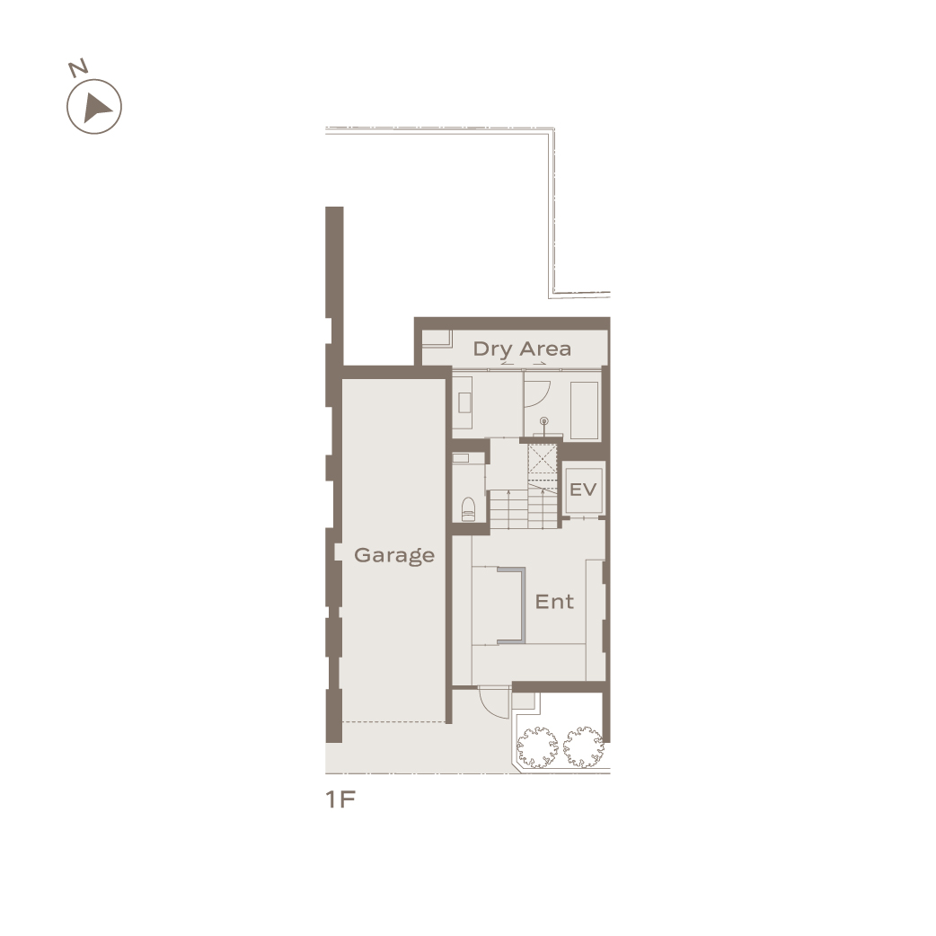 MEGUROHIGASHIGAOKA C1type 間取り図