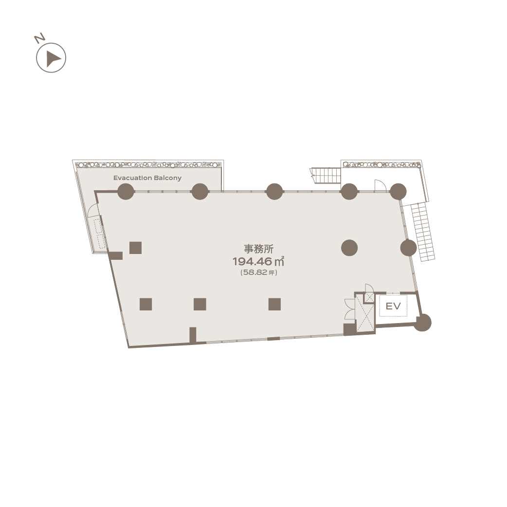 AXION Futakotamagawa 2F / 店舗 Floor plans