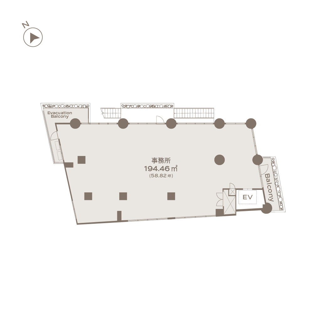 AXION Futakotamagawa 3F / 店舗 Floor plans