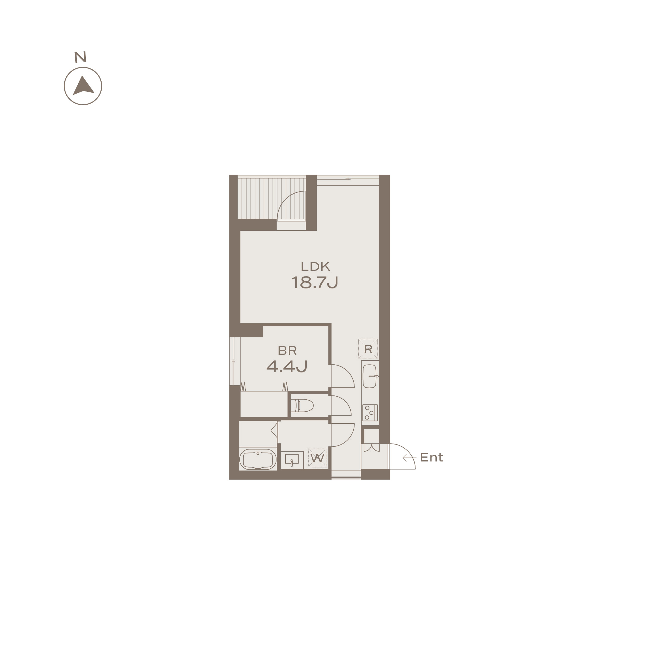 CHITOFUNA 201 間取り図