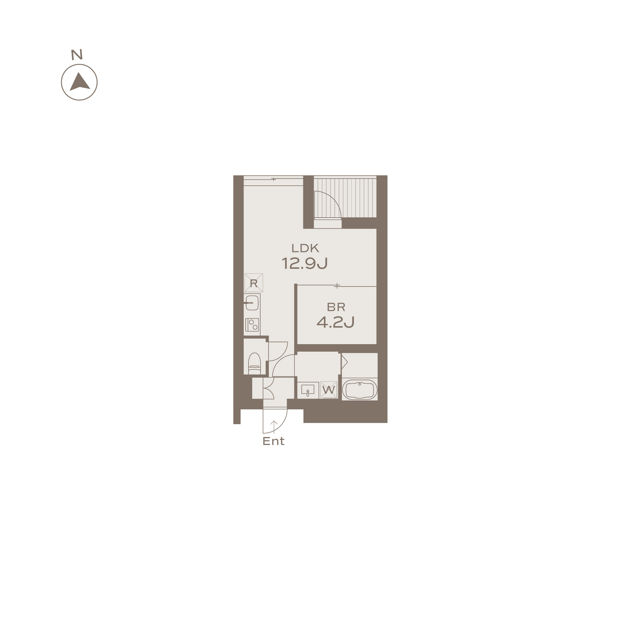 CHITOFUNA 203 間取り図