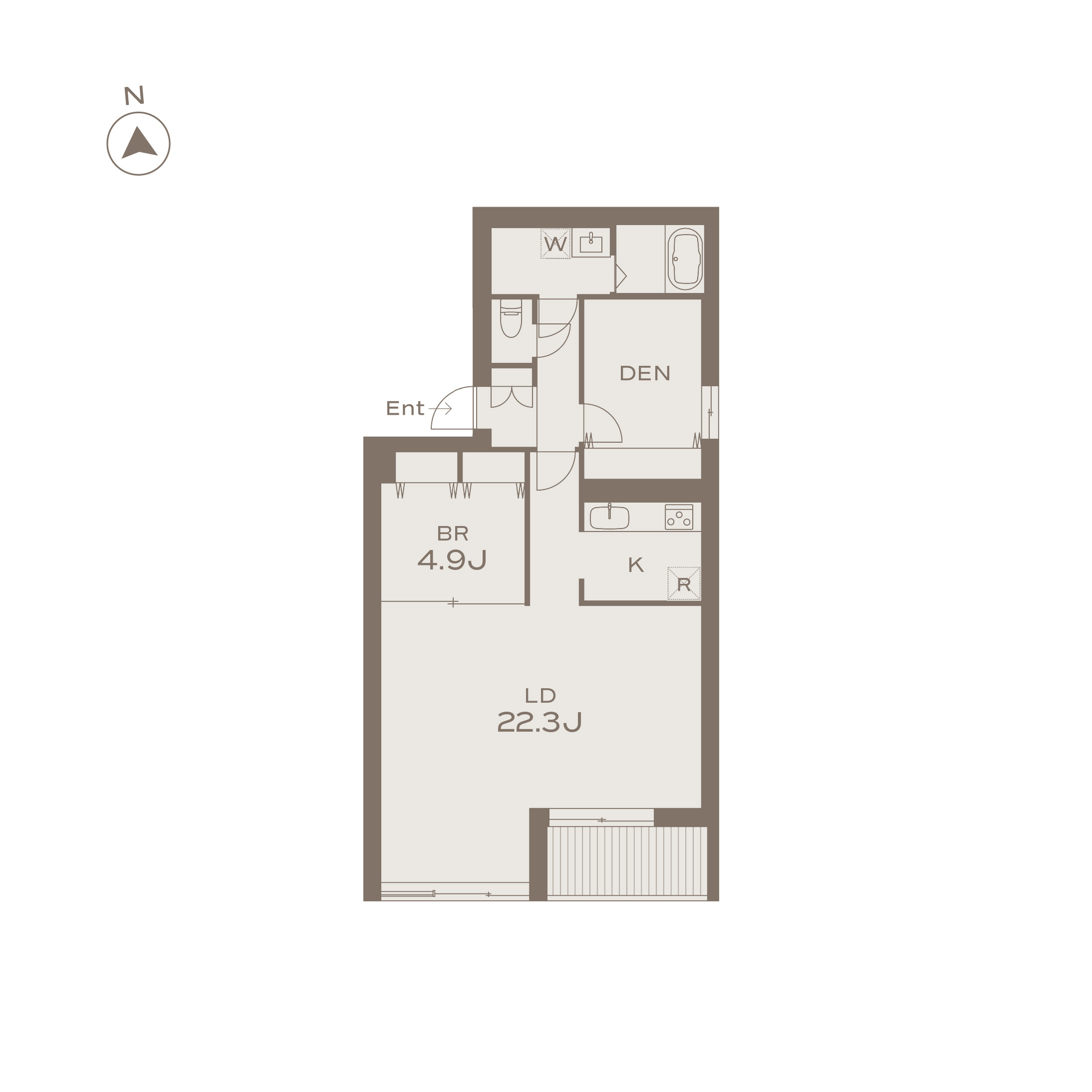 CHITOFUNA 207 間取り図