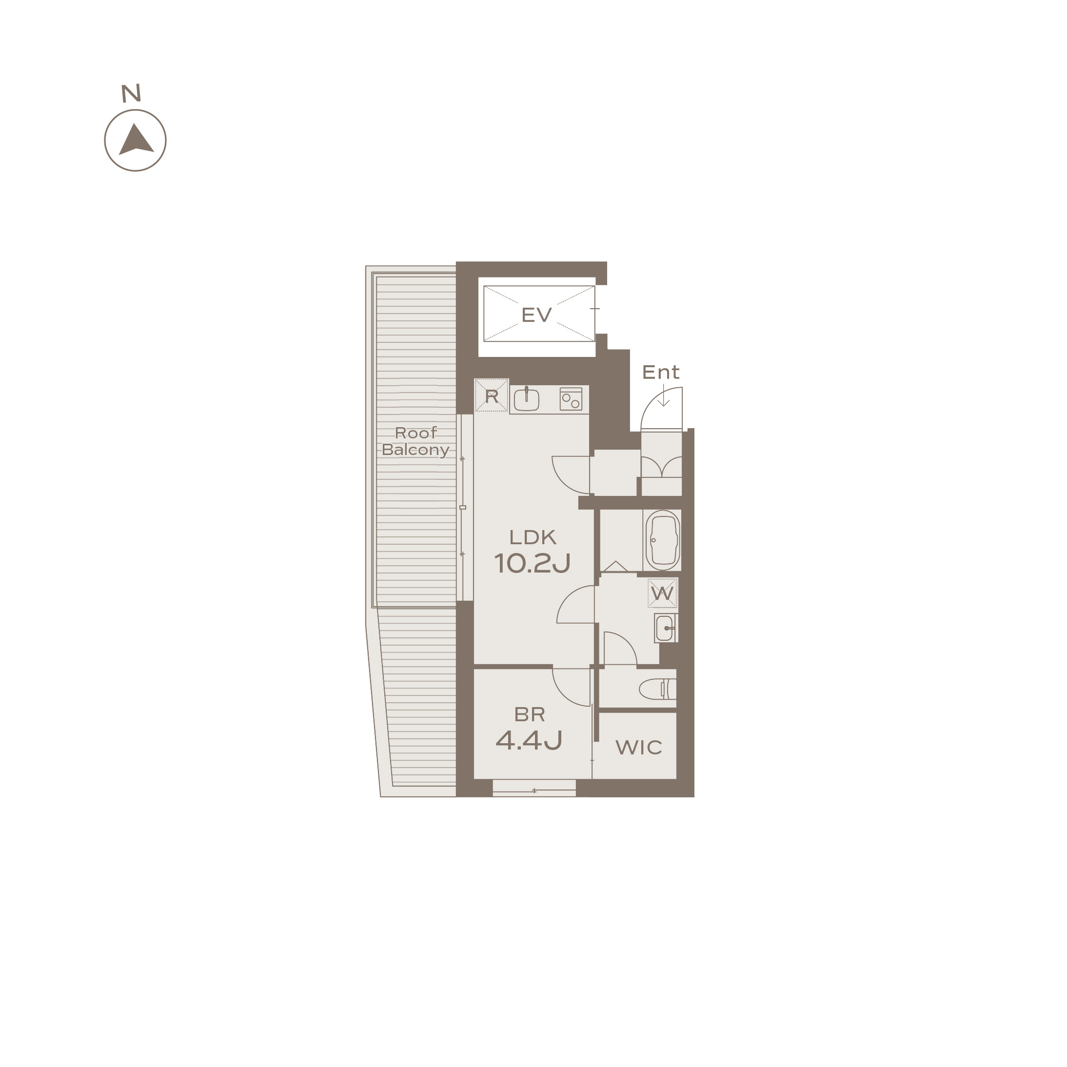 CHITOFUNA 302 間取り図