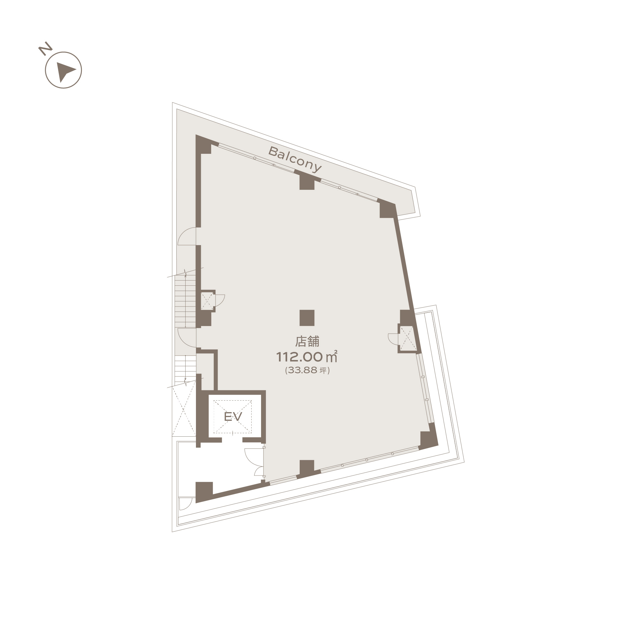 FUTAKOTAMAGAWA SEED 2F / 店舗 間取り図
