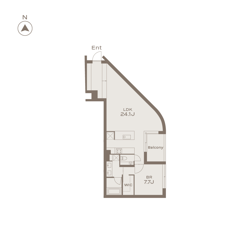 KAMIMEGURO 102 間取り図