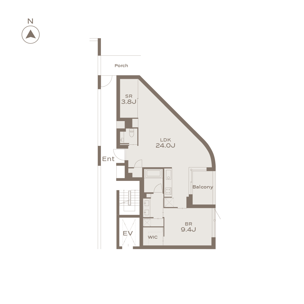KAMIMEGURO 201 間取り図