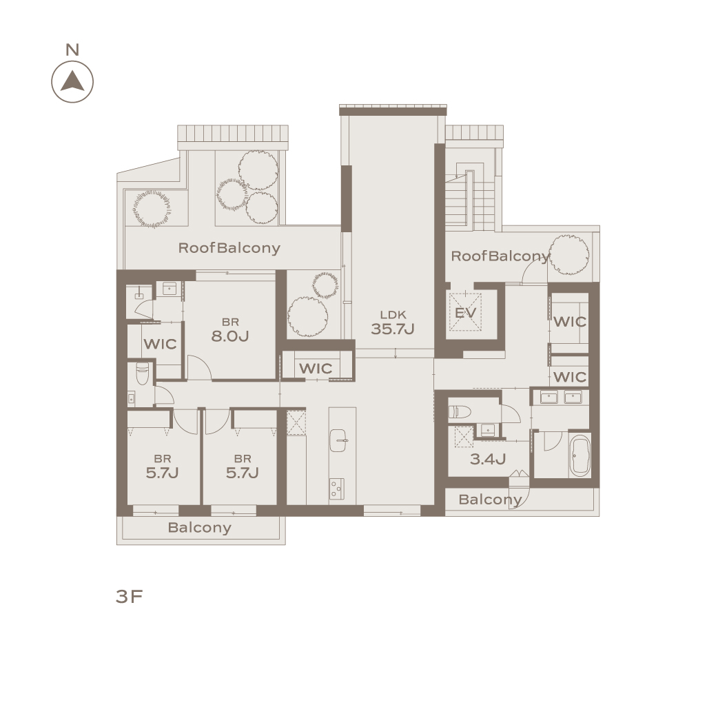 HANEGI VIOLET-03 間取り図
